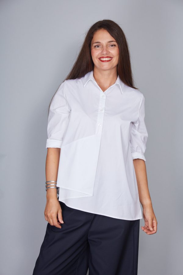 Camisa Modelo Margery Color Blanco
