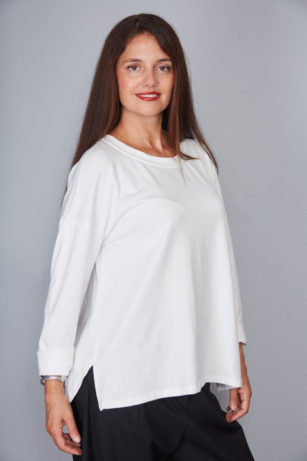 Camiseta Modelo Evelina Color Blanco Roto