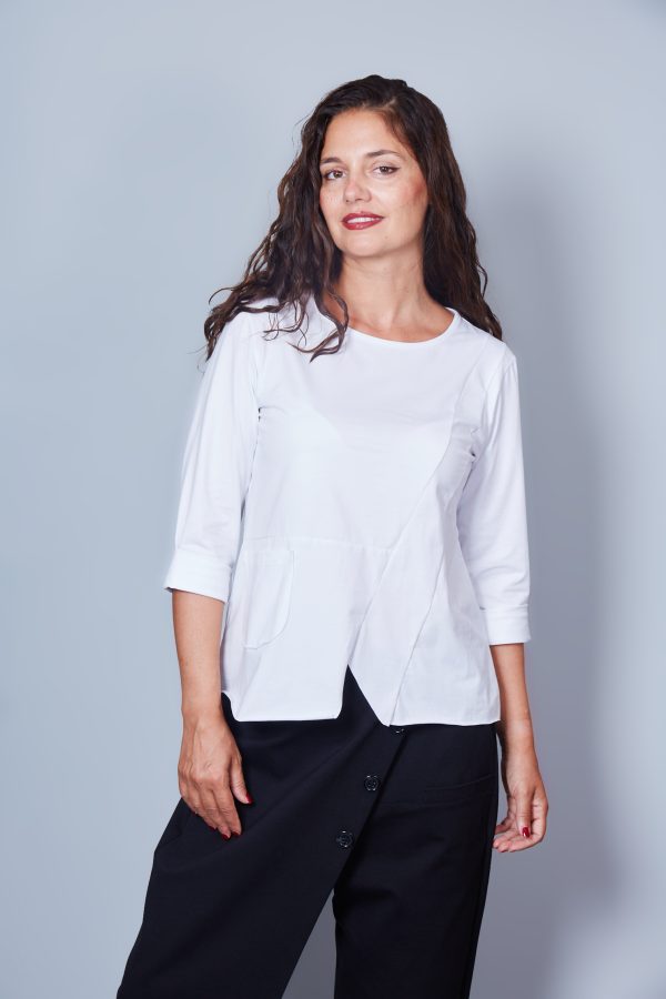 Camiseta Modelo Ludmilla Color Blanco