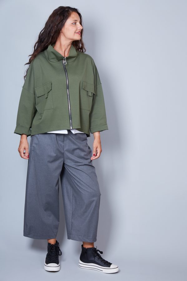 Chaqueta Modelo Liana Color Verde Militar