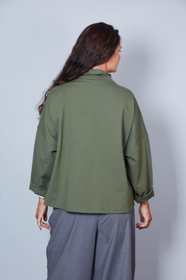 Chaqueta Modelo Liana Color Verde Militar