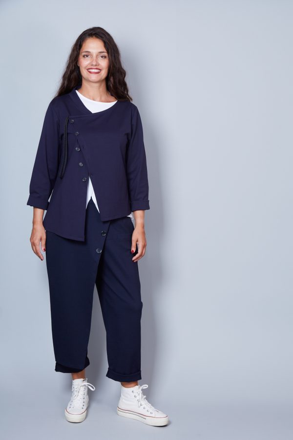 Pantalón Modelo Febe Color Azul Oscuro