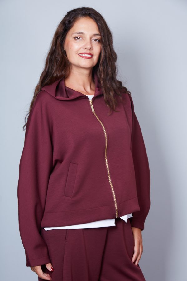 Sudadera Jonas Color Granate