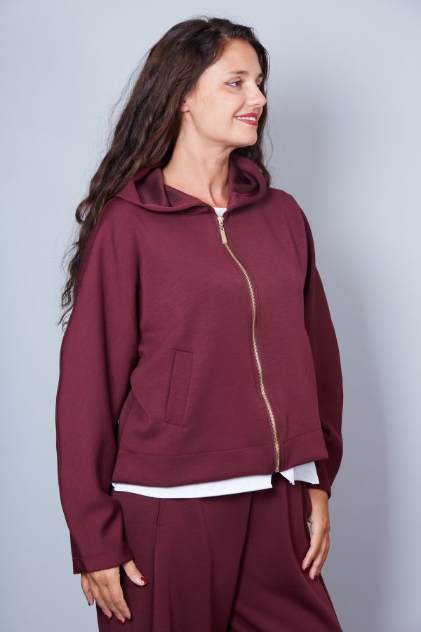 Sudadera Jonas Color Granate