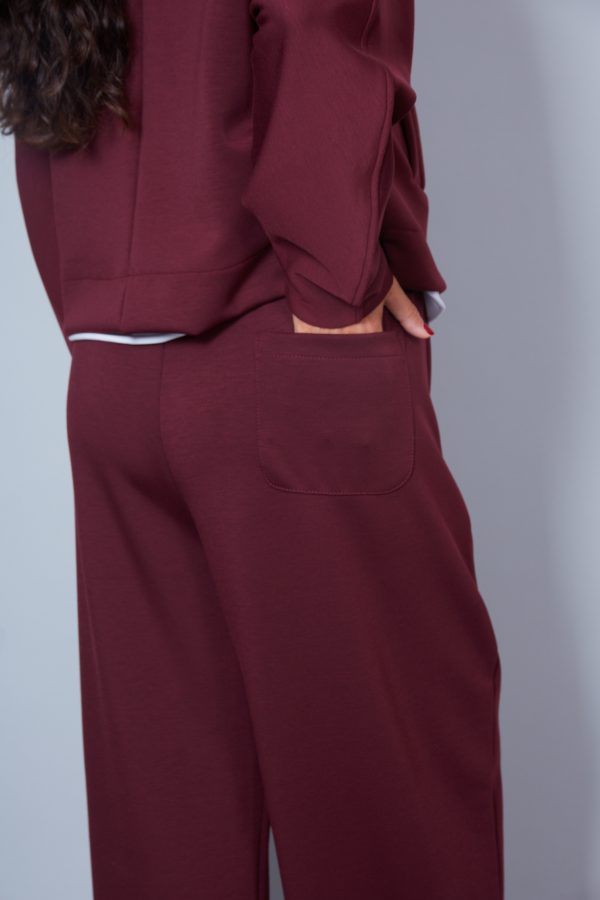 Pantalón Modelo Ofelia Color Granate