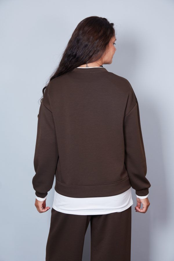 Sudadera Orietta Color Marrón Chocolate