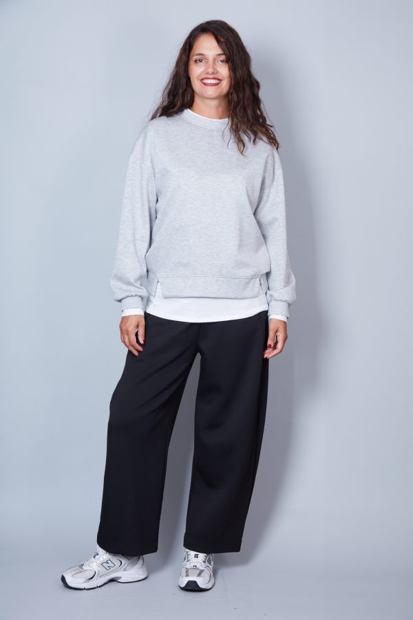 Sudadera Orietta Color Gris Melange