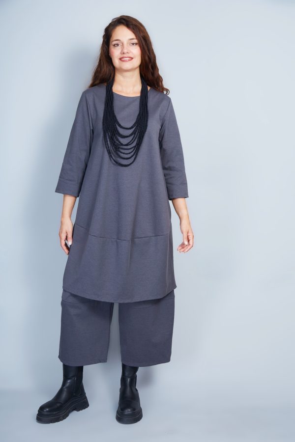 Pantalón Modelo Esmeralda Color Gris Plomo