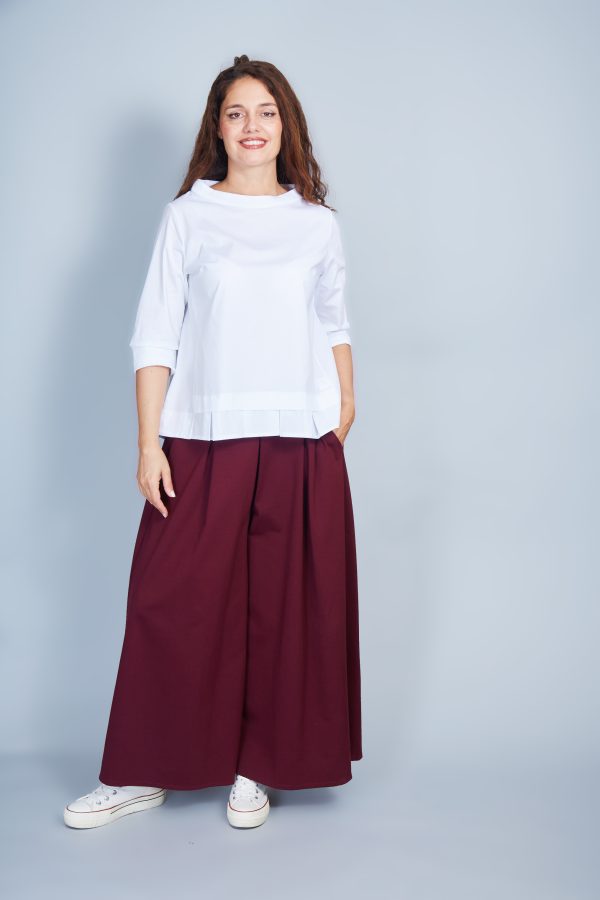 Pantalón Modelo Anuk Color Vino