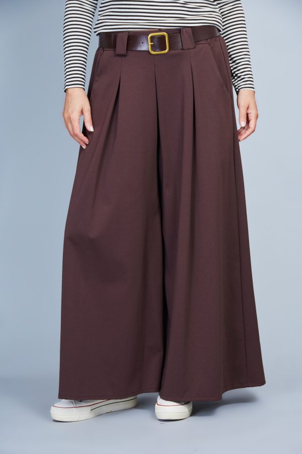 Pantalón Modelo Anuk Color Marrón Chocolate