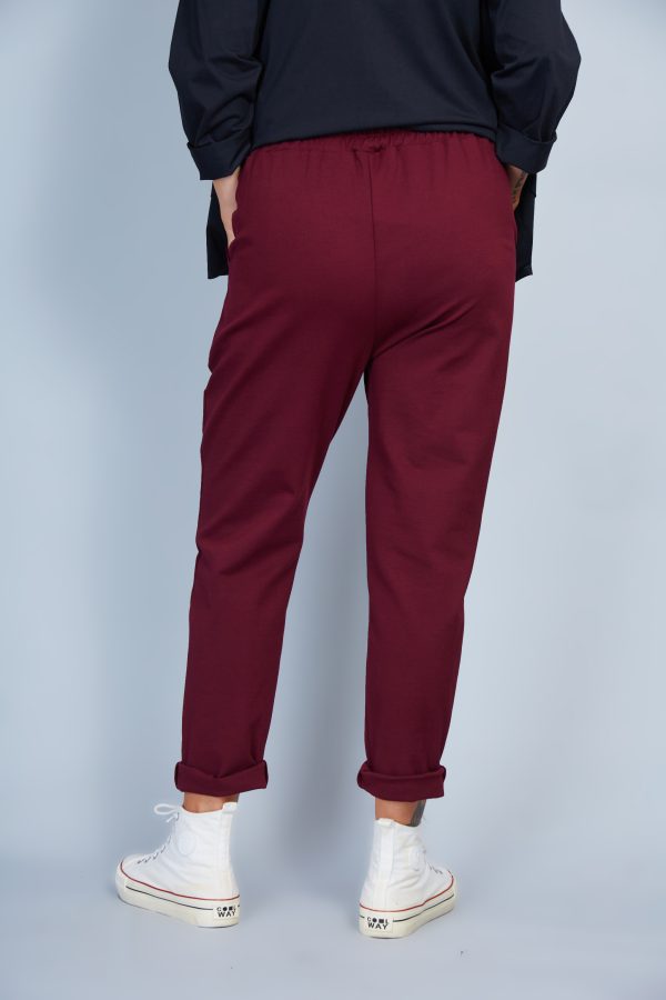 Pantalón Modelo Giannina Color Vino - Imagen 2