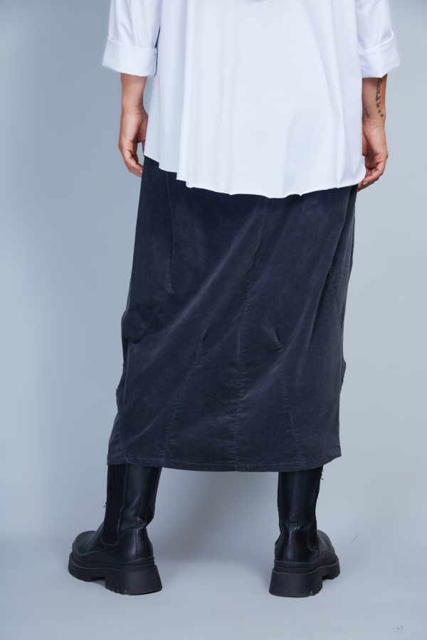 Falda Modelo Bridget Color Gris Oscuro